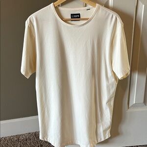 Cuts Clothing Cream Long Sleeve Tee